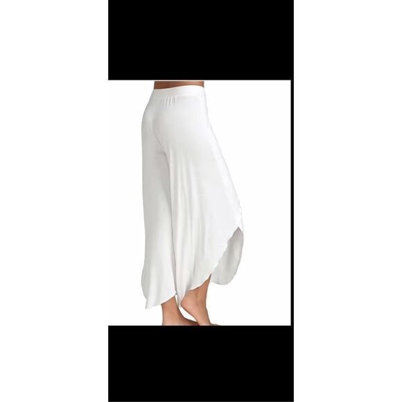 Flowy loose wide leg polyester BoHo pants  - Picture 4 of 9